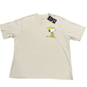Peanuts Snoopy Good‎ Grief Gold Tee Men's Medium NWT
